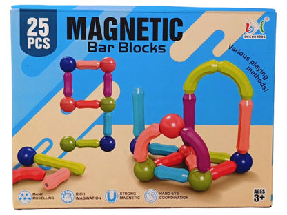 25 PCS Magnetic Building Blocks STEM Toy