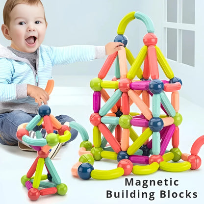 25 PCS Magnetic Building Blocks STEM Toy